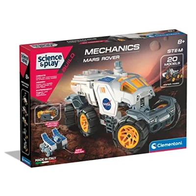 Image of Clementoni 61550 Science &amp; play NASA Rover Building Set, Scientific Toys, Kit For Kids 8 Years, STEM English version