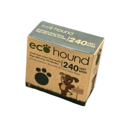 Image of Ecohound Oceanex 240 Small Dog Waste Bags With Tie Handles (16 Rolls Of 15 Bags)…