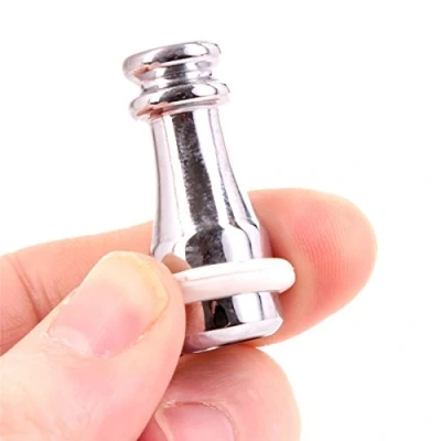 Image of Chrome Weighted Cord Pull End Shower/Bathroom/Toilet Hanging Light/Fan Switch