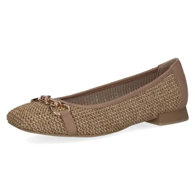 Image of CAPRICE Women&#039;s 9 22503 42 Ballet Flats, Bark Comb, 3.5 UK