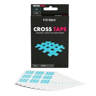 Image of Kintex Cross Tape, ABC, 3 Colours and Sizes, Tapes, Acupuncture Plaster, Grid Tape Kinesiology Crosstapes