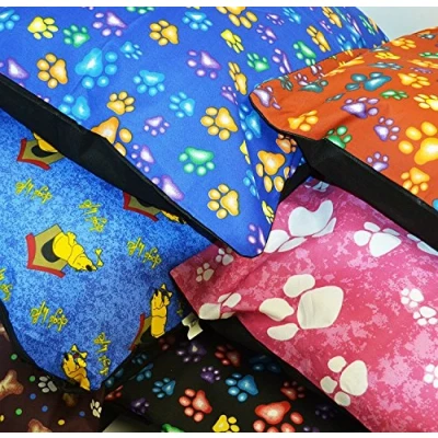 Image of AmigoZone Large and Extra Pet Dog Bed Zipped Removable &amp; Washable Complete Or Cover Only (Large + Cushion, Asorted)