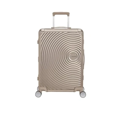 Image of American Tourister Soundbox Alu Medium Check in Bronze