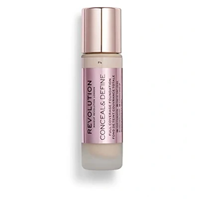 Image of Revolution Beauty London, Conceal and Define, Foundation, F4, 23ml