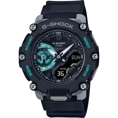Image of Casio Men Analogue Digital Quartz Watch with Plastic Strap GA 2200M 1AER