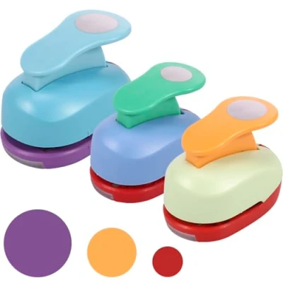 Image of Foppla Circle Punch,3Pcs Paper Punch Set,Reusable Hole Punch,DIY Multipurpose Handmade Punch16mm 25mm 38mm for Craft Card Making DIY Arts