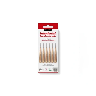 Image of The Humble Co Red Bamboo Interdental Brush, Size 2, Pack of 1