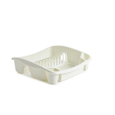 Image of Whitefurze Dish Drainer, Plastic, Cream, Small