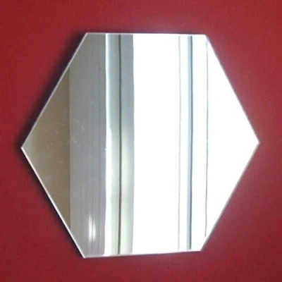 Image of Super Cool Creations Hexagon Mirror 12cm x 10cm