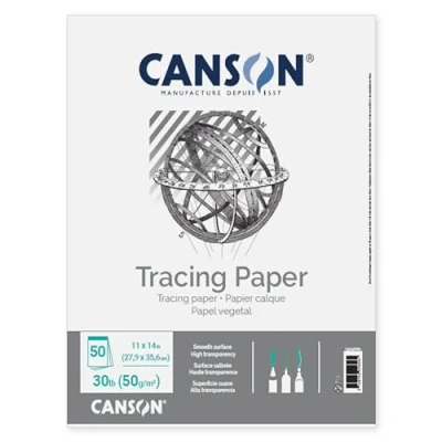 Image of Canson Artist Series Paper Tracing Pad, White