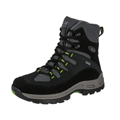 Image of Lico Men&#039;s Glacier Snow Boots, Black (Anthrazit/Schwarz Anthrazit/Schwarz), 5 UK