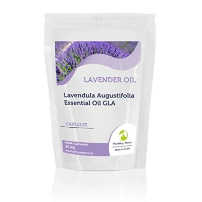 Image of Lavender Oil Lavendula Augustifolia 80mg GLA x90 Capsules HEALTHY MOOD