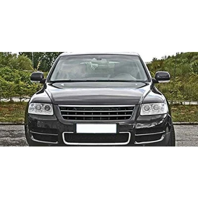Image of Fits for VW Touareg MK1 7L Pre Facelift Badgeless Debadged Grill No Emblem 02 06