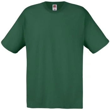 Image of Fruit of the Loom Mens Screen Stars Original Full Cut Short Sleeve T Shirt (XL) (Bottle Green)