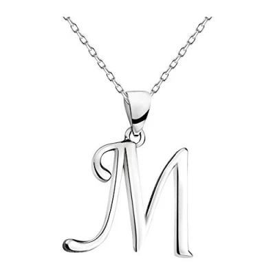 Image of Sofia Milani Women&#039;s Necklace 925 Silver M Letter Pendant 50349