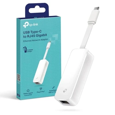 Image of TP Link USB C Ethernet Adapter Gigabit for MacBook, Windows, Chromebook to RJ45 Plug and Play Compatible Windows11/ 10, Mac OS X (10.9+), Chrome OS, Linux (UE300C)