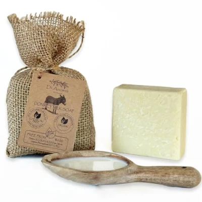 Image of Dr.Ancient Donkey Milk Soap Bar Organic Natural Traditional Handmade Antique Anti Ageing Skin Lightener, Moisturizer Absolutely No Chemicals! Pure Soaps!