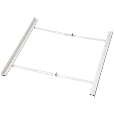 Image of Xavax Assembly Frame, Connector for Washing Machines and Tumble Dryers with Open Front, Universal Fit All Brands such as Aeg BEKO, Siemens, Bauknecht, Bosch, Miele, 55 x 68 cm Lashing Strap White