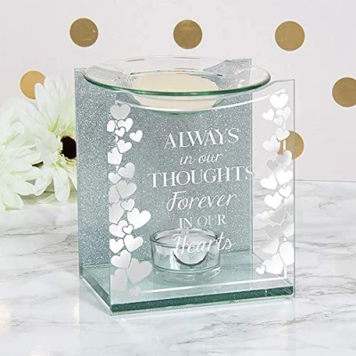 Image of Sentiments Thoughts Design Wax Warmer multi color