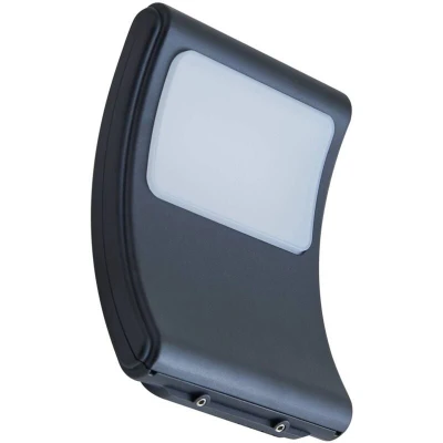 Image of Lindby LED outdoor wall light Radane, dark grey, angular, IP54