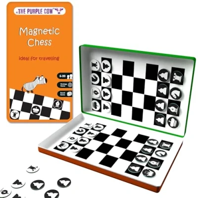 Image of The Purple Cow PC36TGCHE Chess Magnetic Travel Game