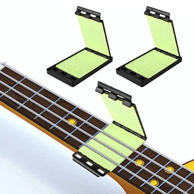 Image of 2 Pack Dual Guitar String Cleaner for Guitar, Bass and Ukulele, Used Cleaning Fretboard