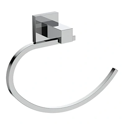 Image of Ideal Standard IOM Square Towel Ring, Chrome, E2202AA