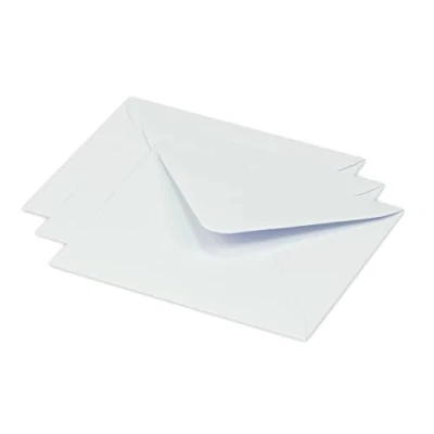 Image of Clairefontaine Ref 60146C Pollen Envelopes (Pack of 20) 125 x 138mm Sized, 120gsm Paper, Gummed Seal, Inkjet &amp; Laser Printer Compatible, Acid Free Blue