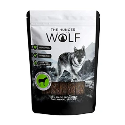 Image of the Hunger of Wolf Meat Snack For Dogs All Adult Breeds, 100% Fresh Horse Meat, 0.2 kg