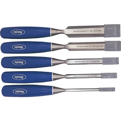 Image of Irwin Marples M444 Blue Chip Bevel Edge Chisel Set of 6, MAR444S6