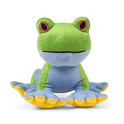Image of Petface Plush Trev Tree Frog Eco Friendly Planet Dog Toy