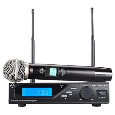 Image of Wharfedale Pro Wireless Microphone, Aeroline Vocal 863 865 MHz Mic System