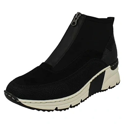 Image of Rieker Women&#039;s N6532 Chelsea Boot, Black, 41 EU