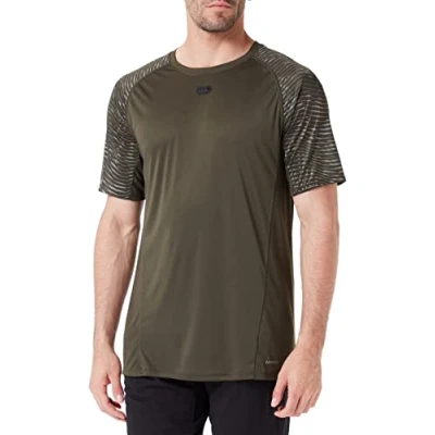 Image of Canterbury Men&#039;s Vapodri Superlight Short Sleeve Training T Shirt, Forest Night, XS