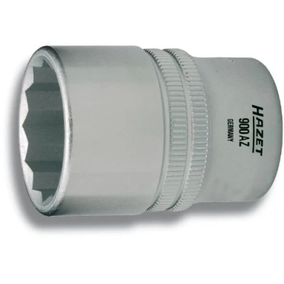 Image of HAZET 900AZ 13/16 38 mm 12 Point Traction Profile Socket Chrome Plated/Polished