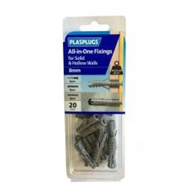 Image of STX_374633 Plasplug All in One Multi Purpose Fixings 8mm (MFA820)