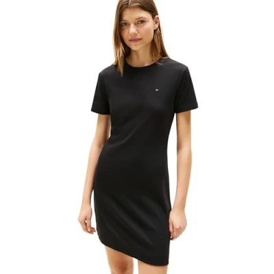 Image of Tommy Hilfiger NEW CODY Jersey dress, Women&#039;s, Size: 3XL, Black