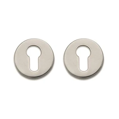 Image of Bricard 668021 Tempo Design Stainless Steel Rosettes for Entrance Door Euro Cylinder, stainlesssteel