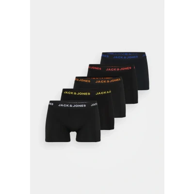 Image of JACK &amp; JONES Jacblack Friday Trunks 5 Pack Ltn Black 12167028 Size XL