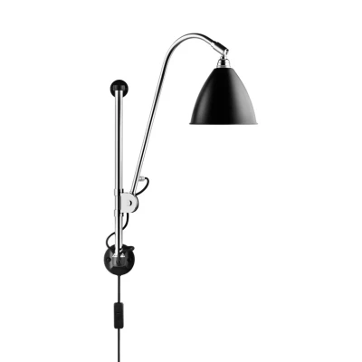 Image of GUBI Bestlite BL5 wall light chrome/black