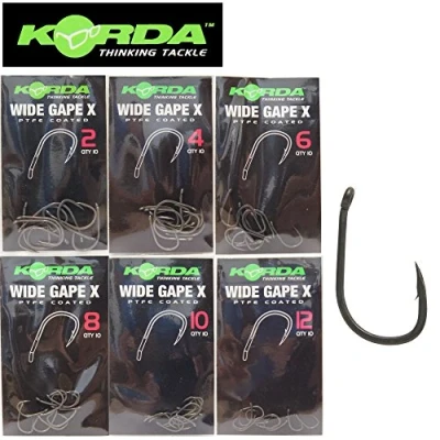 Image of Korda Wide Gape X Size 8 Karper haken