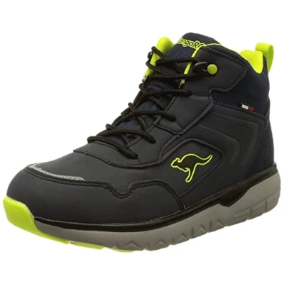 Image of KangaROOS K ts Kimo RTX Boots, Dk Navy Lime, 6 UK