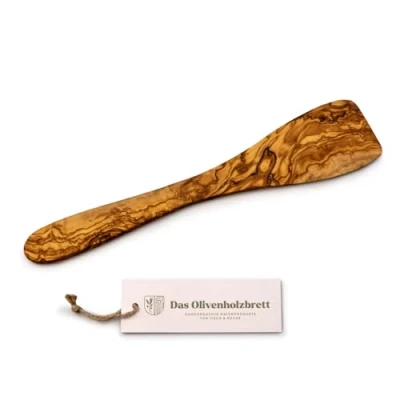 Image of das Olivenholzbrett 1 x Olive Wood Spatula Classic Flat from Approx. 25cm 35cm