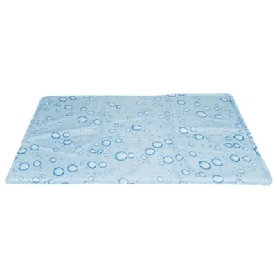 Image of Trixie cooling mat for dogs and cats, 28779, 90 x 50 cm, light blue, cools several hours, through body contact