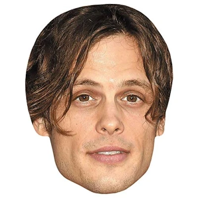 Image of Matthew Gray Gubler (Long Hair) Celebrity Mask, Flat Card Face, Fancy Dress Mask