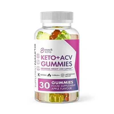 Image of Summer Keto + ACV Gummies Vegetarian/Vegan 1 Month Supply