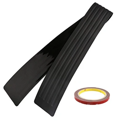 Image of Youngine Universal Rubber Rear Guard Bumper Protector Anti scratch Trim Cover for Car Pickup SUV Truck,90cm/35.3&quot;