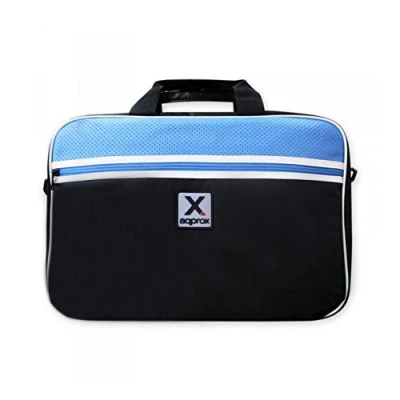 Image of APPROX Nylon Laptop Bag for 15.6 inch Device Black/Blue