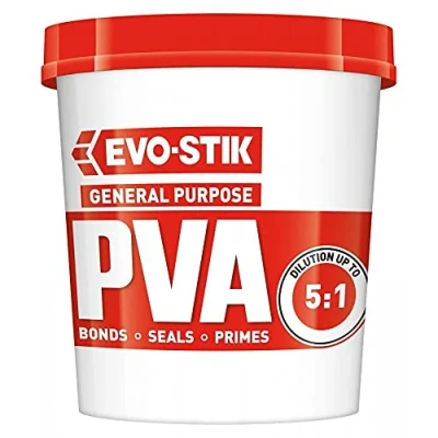 Image of 2.5 Litre Evo Stik General Purpose PVA Building Adhesive Sealer Primer dustproofer Admixture 122505