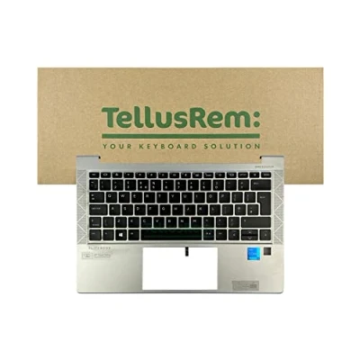 Image of TellusRem replacement UK non backlit keyboard for HP 830 G7 G8